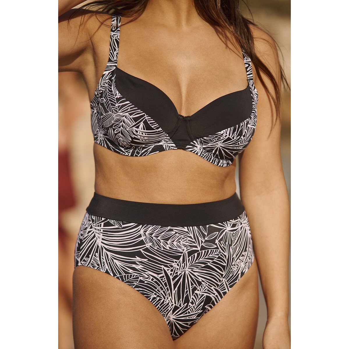 Seychelles Swim Briefs with High Waist graphic print, SANS COMPLEXE