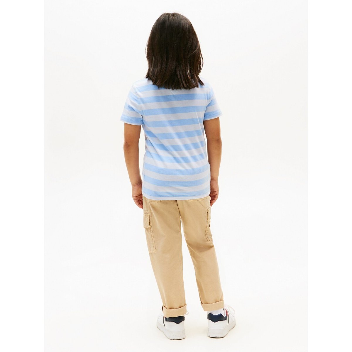Striped T-Shirt with Short Sleeves blue, TOMMY HILFIGER