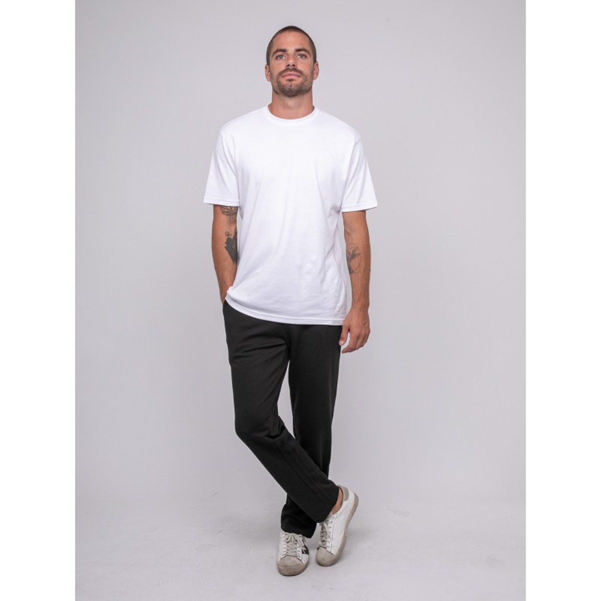 Pantalon Maille Sergé Vakaris noir, RITCHIE