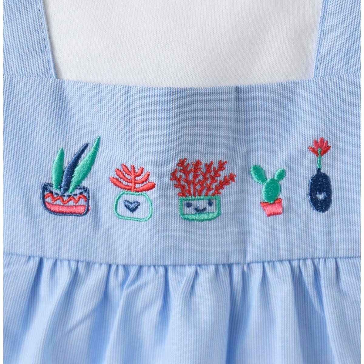 Tee shirt et robe carmina bleu, SUCRE D'ORGE