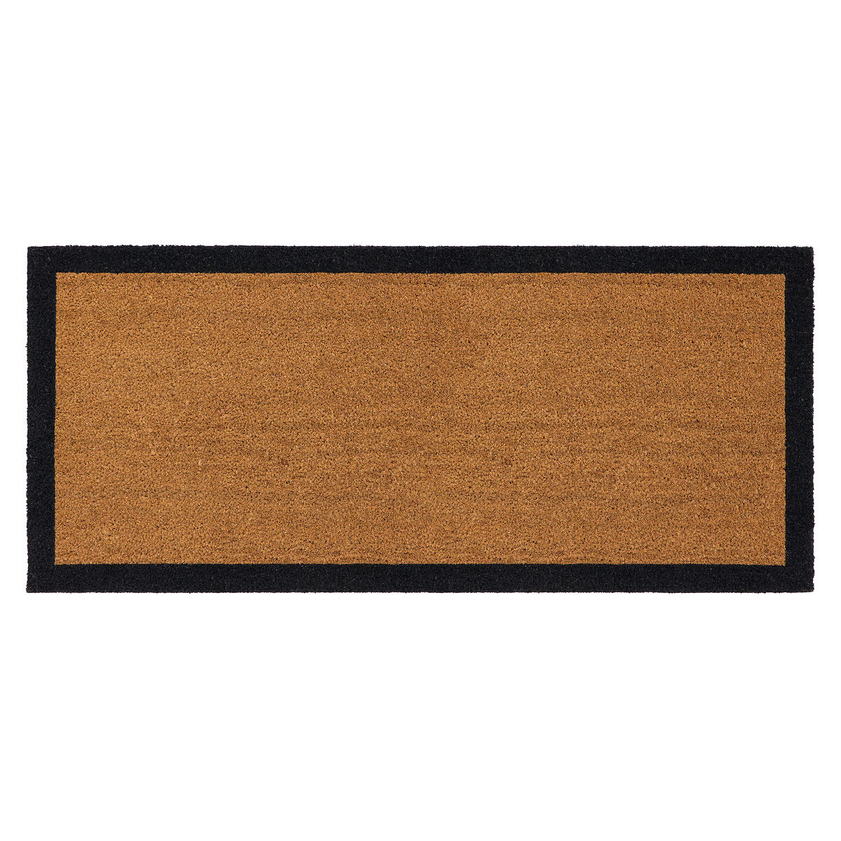 Black Border Coir Doormat 55x125cm black, MY MAT