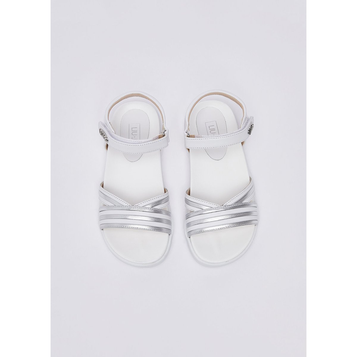 Sandales bicolores blanc, LIU JO