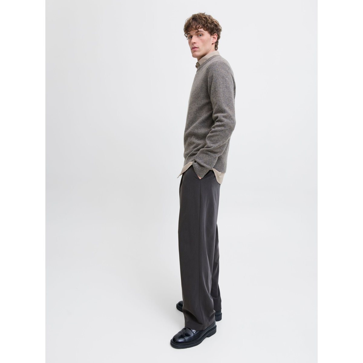Pantalon Classique dark grey melange, JACK & JONES