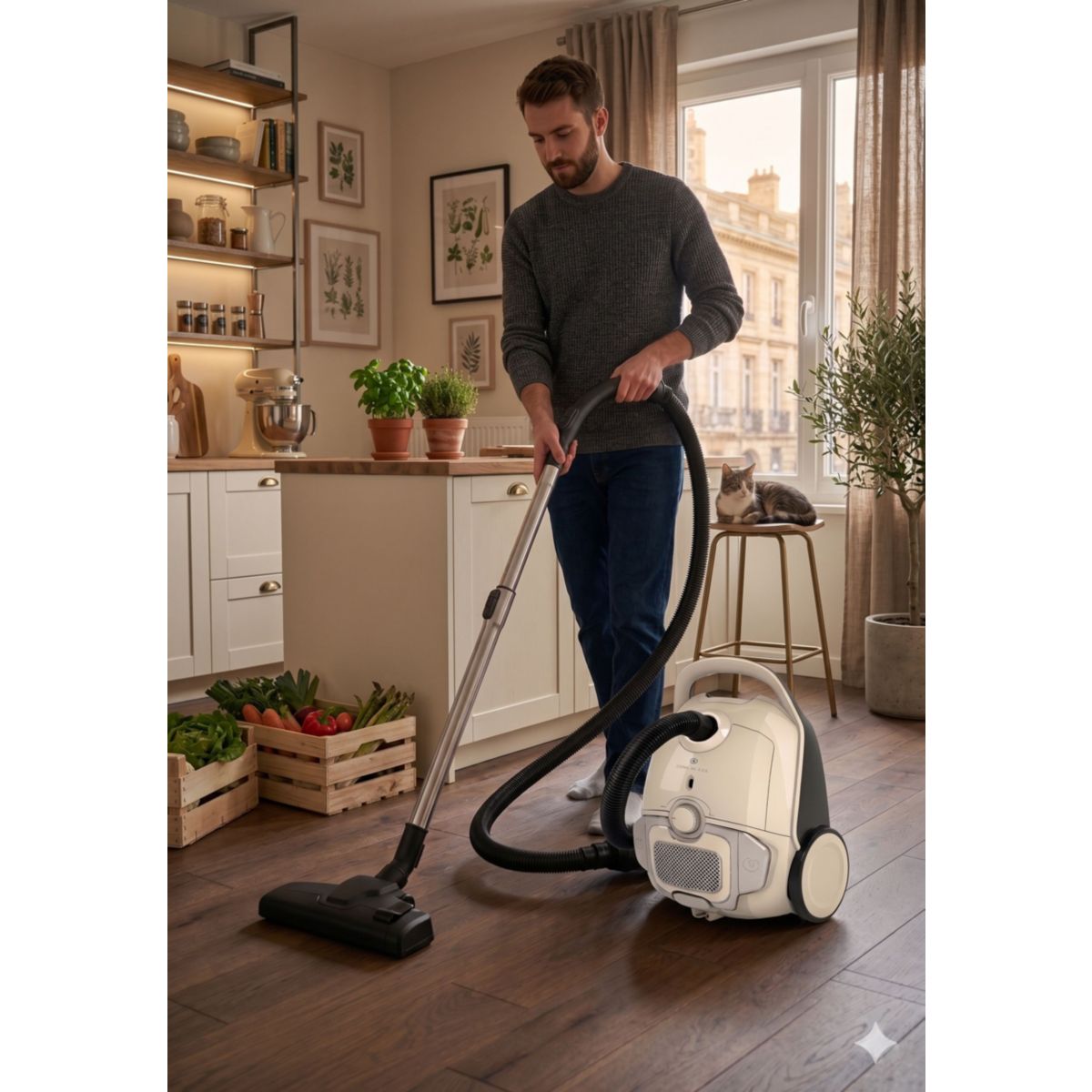 Aspirateur avec sac EAT Complete clean couleur unique, ESSENTIEL B