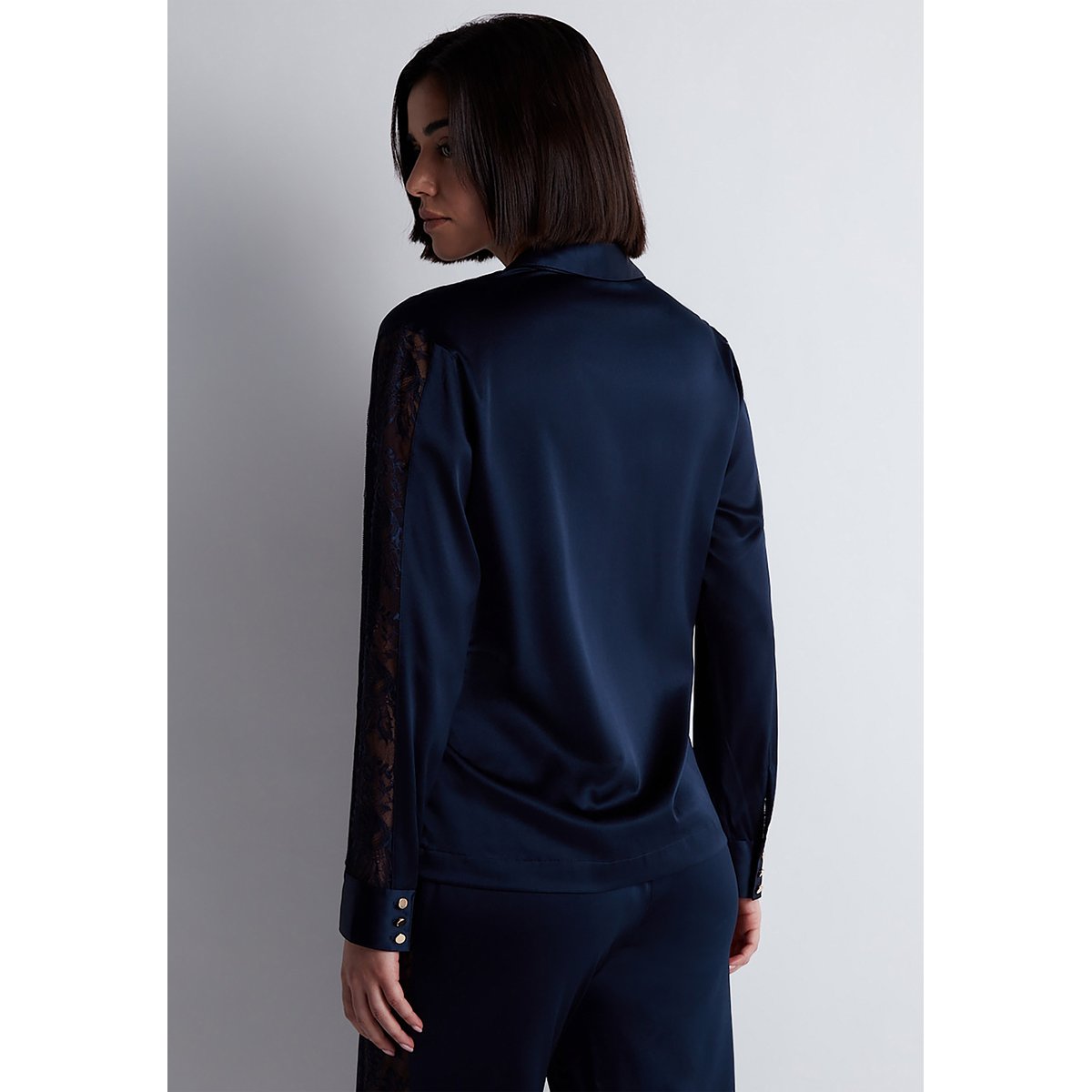 Chemisier Midnight Whisper bleu, AUBADE
