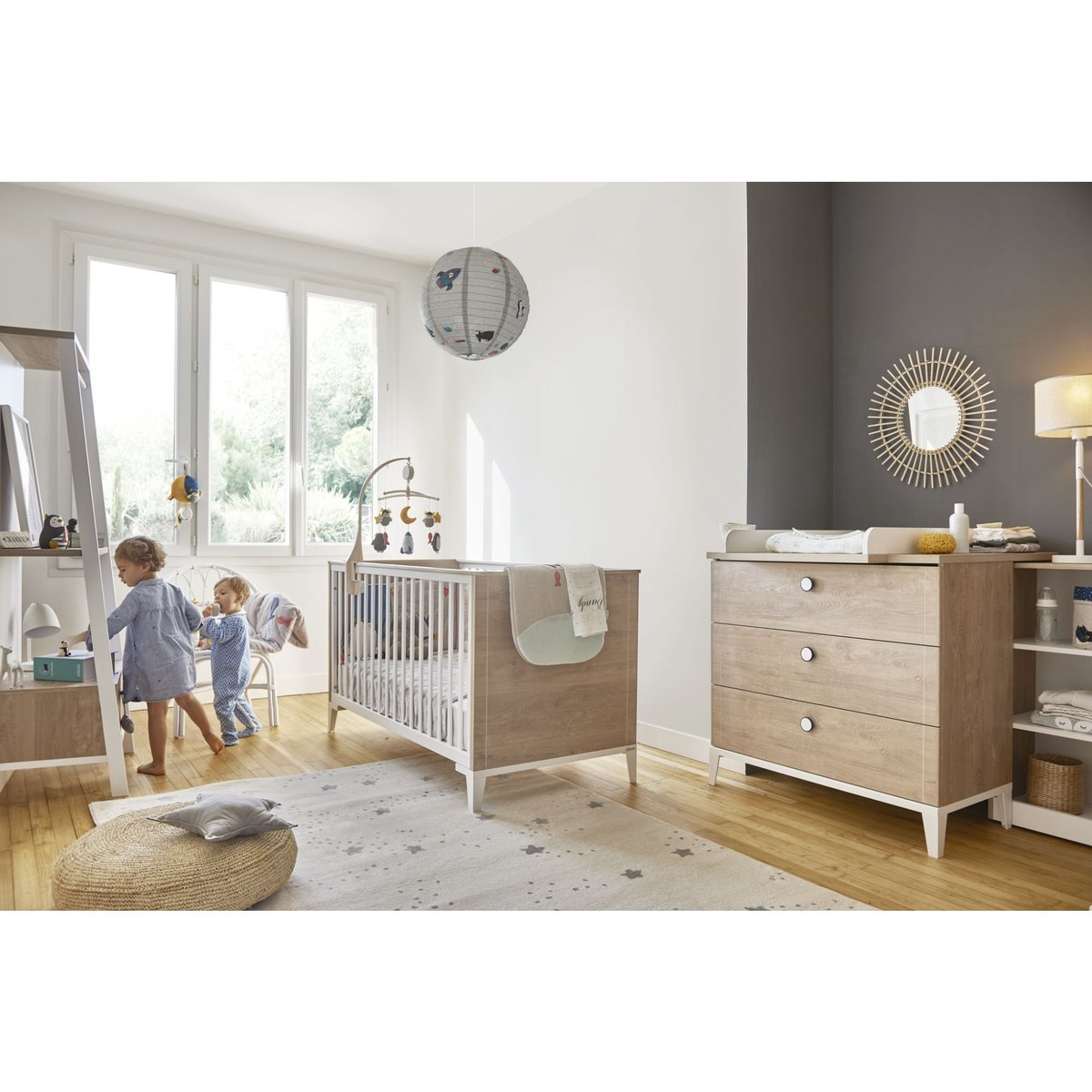 Commode 3 tiroirs MARCEL beige, GALIPETTE