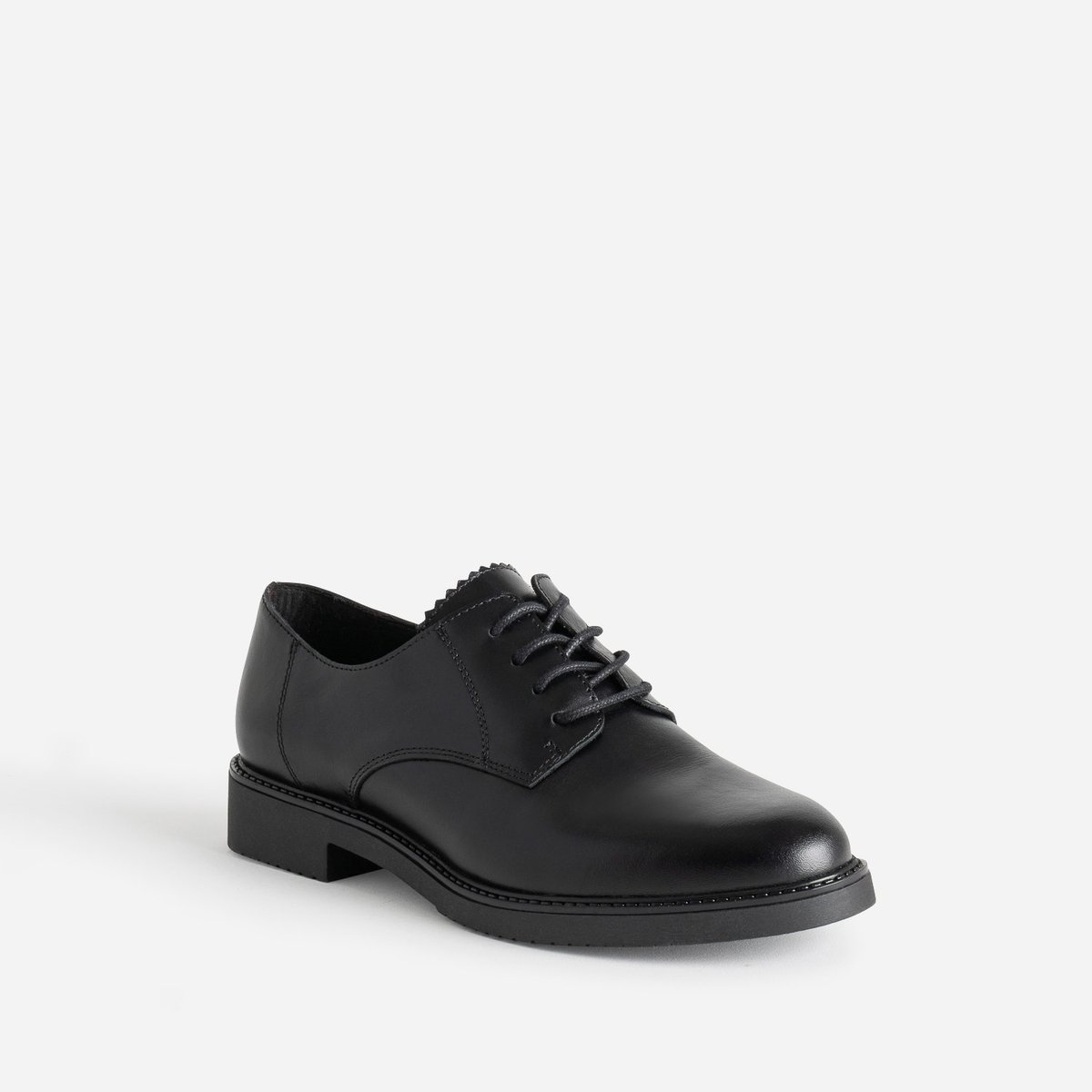Derby en cuir FLORINE noir, ERAM