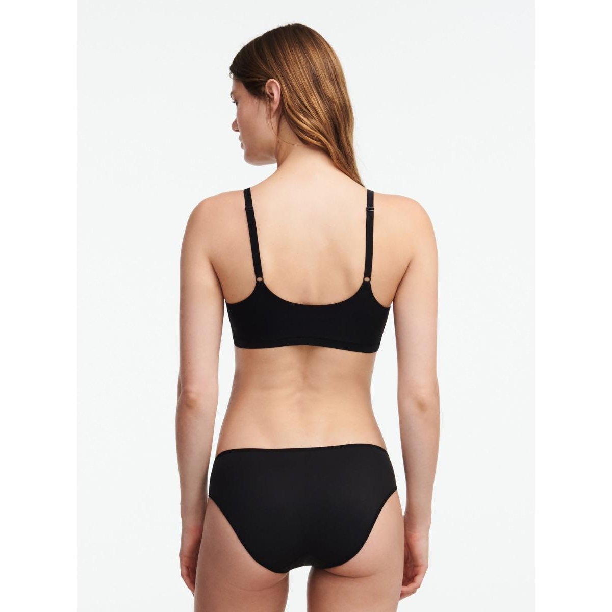 Slip évolutif FLORAL TOUCH noir, CHANTELLE