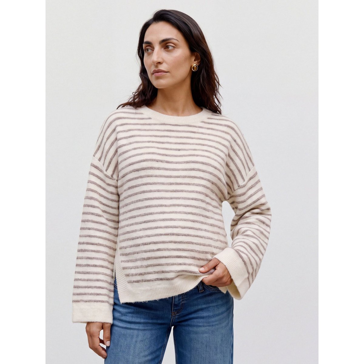Pull En Maille birch 1, MAMA LICIOUS