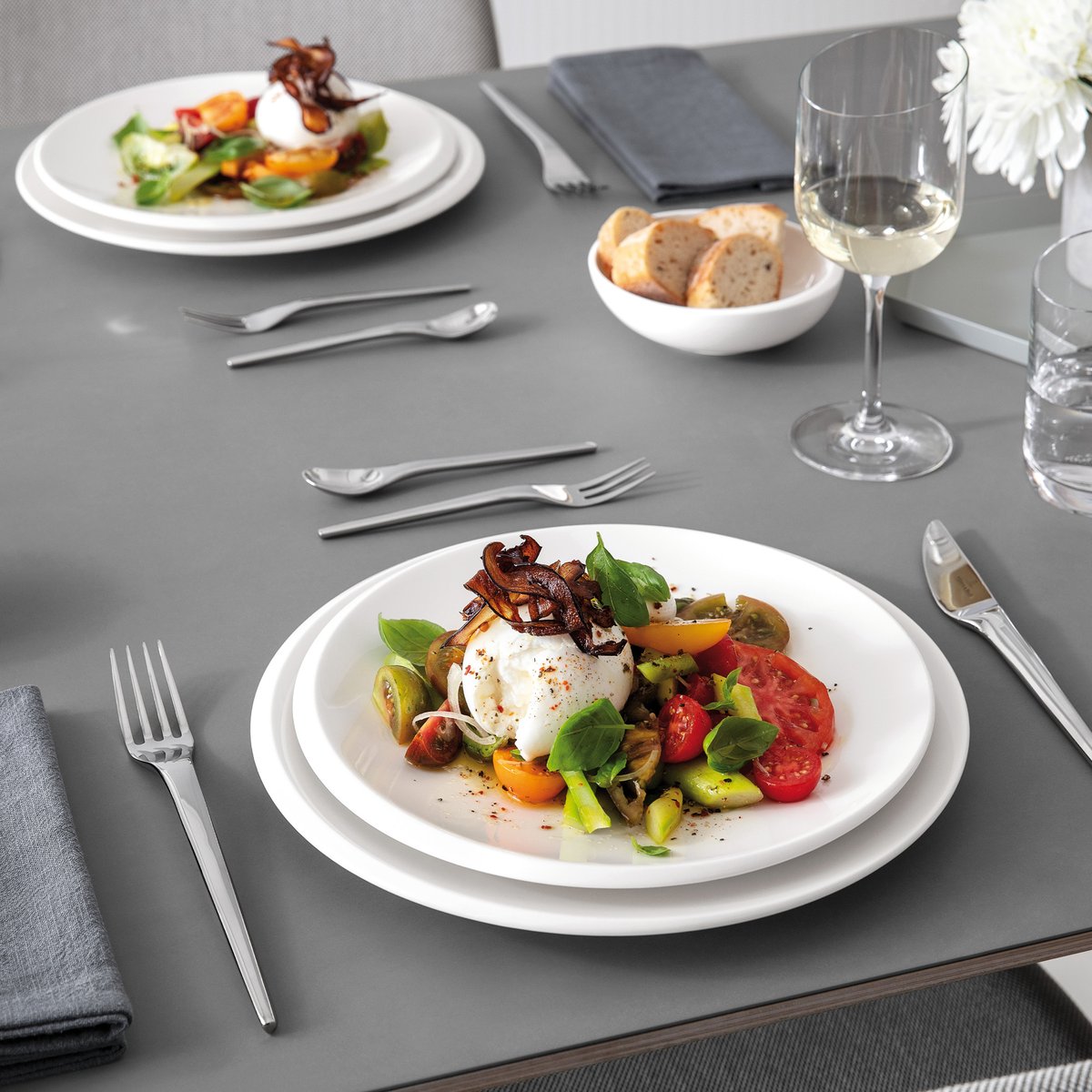Assiette Plate NEWMOON blanc, VILLEROY & BOCH