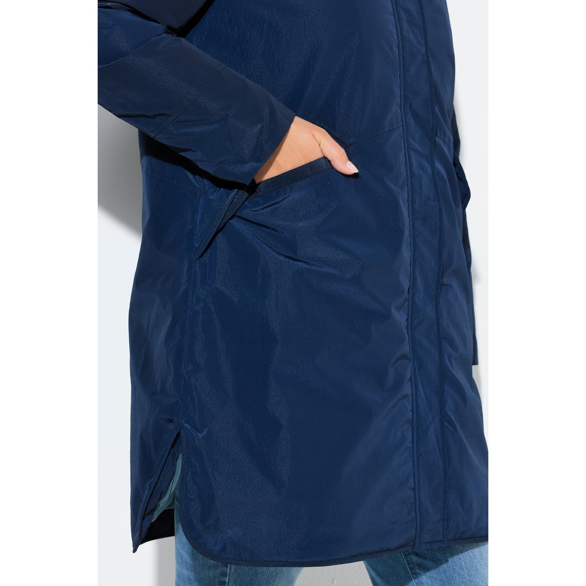 Parka technique HYPRAR à capuche marine, ULLA POPKEN