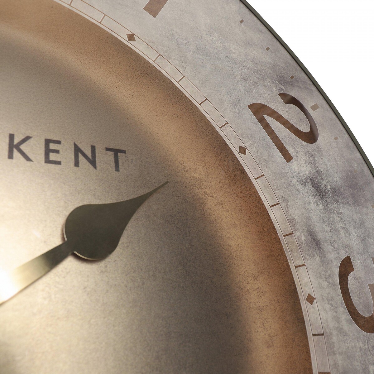 Harvest 30" Oversized Wall Clock gold-coloured, THOMAS KENT