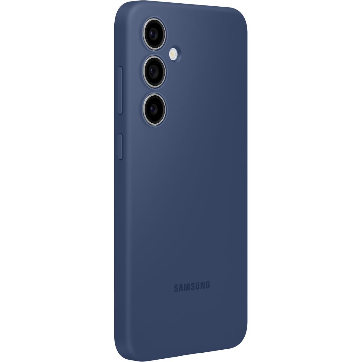 Coque Galaxy S24FE bleu silicone Bleu couleur unique, SAMSUNG