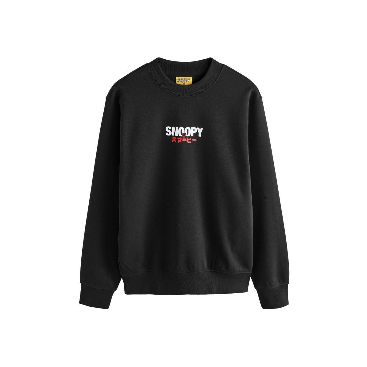 Sweat graphique ras du cou snoopy noir, NEXT