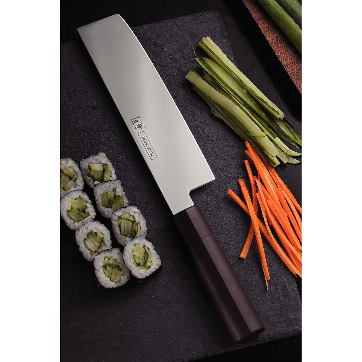 Faca Nakiri Sushi Silver 7", Tramontina castanho, TRAMONTINA