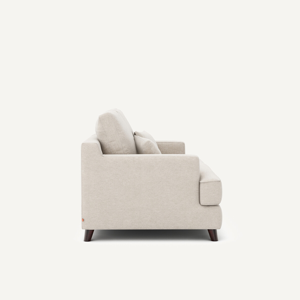 Kompaktes Sofa, aus meliertem Stoff, ALWINE elfenbein, AM.PM