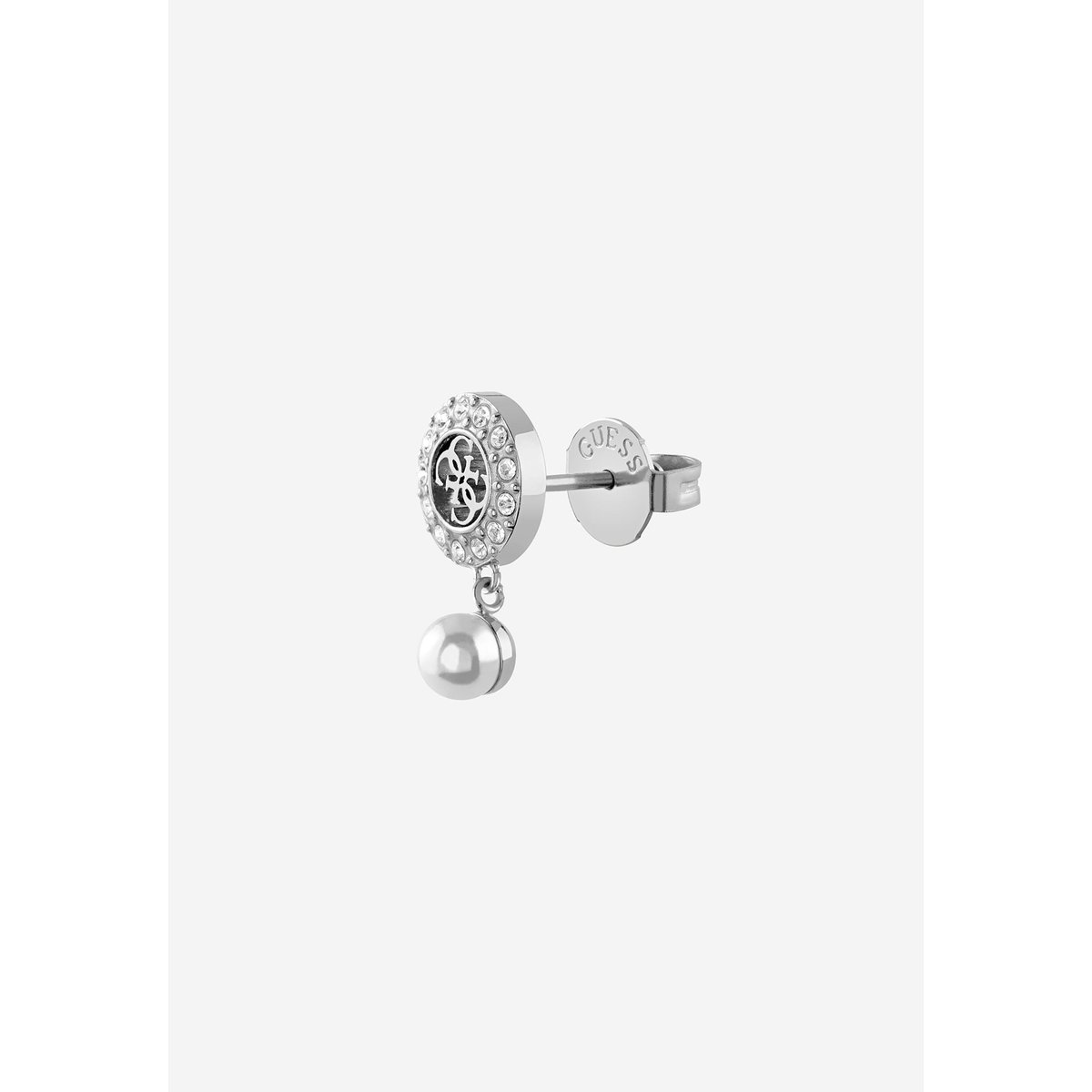 Boucles D’oreilles Tiny Pearly argent, GUESS