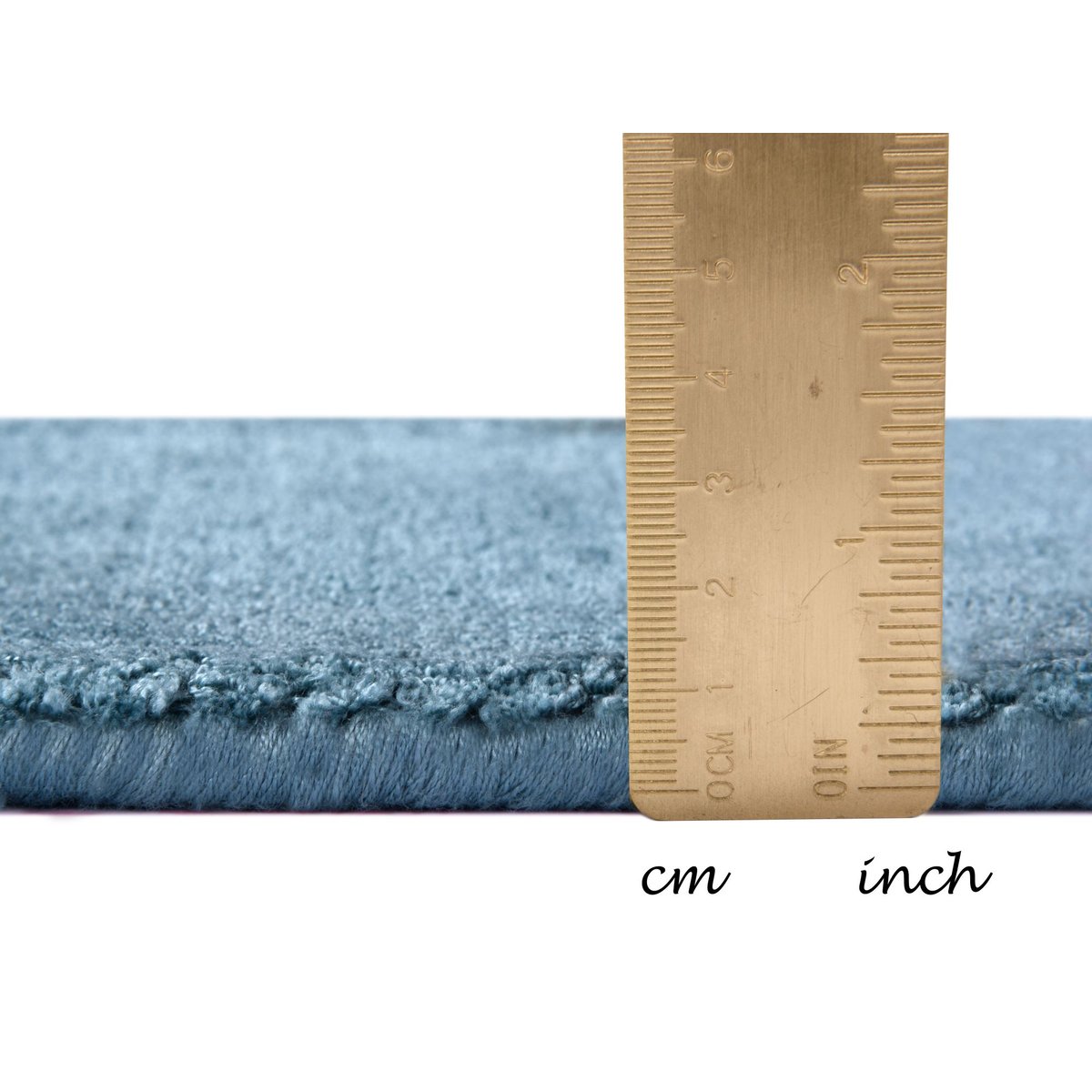 Tapis en viscose tissé main aspect vieilli - SHINE aqua, TOM TAILOR