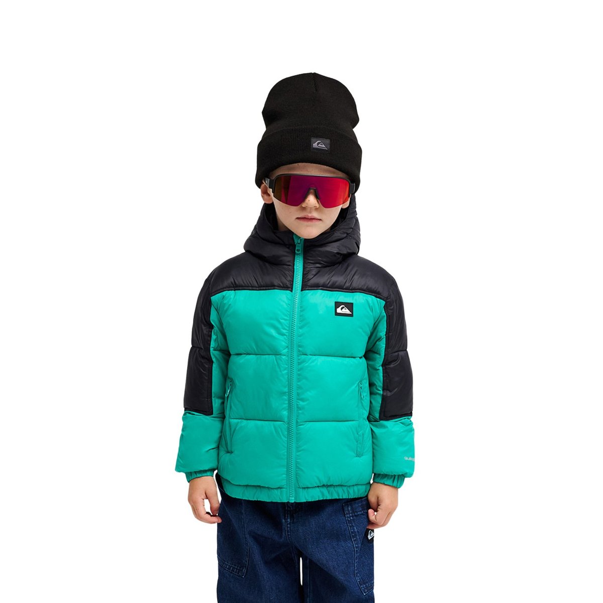 Doudoune à capuche COLD DAYS vert deep green, QUIKSILVER