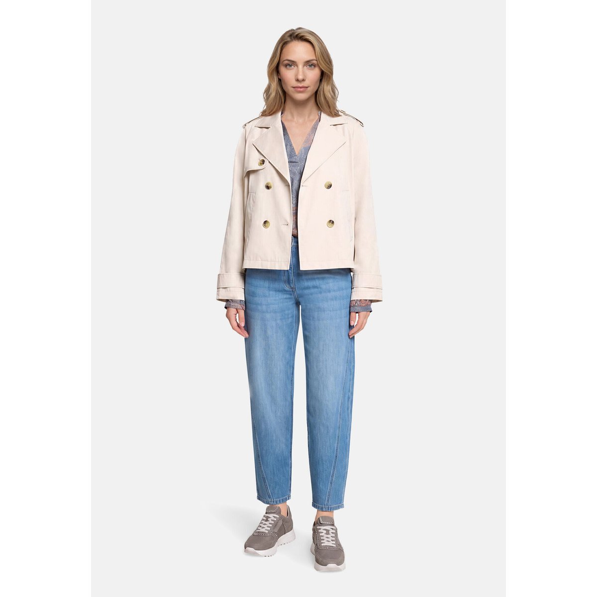 Veste blazer à manches longues gris, BETTY BARCLAY
