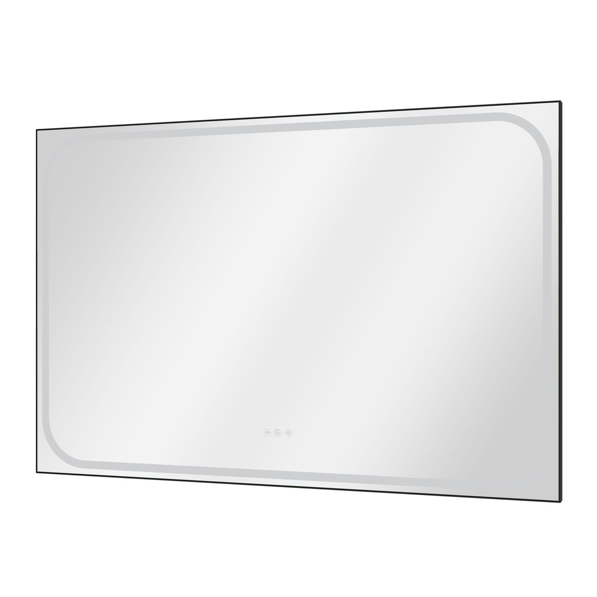 Miroir avec lumières intégrées, REMIX gris / argent, SENSEA