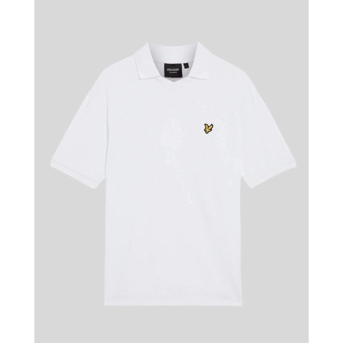 Polo football col blanc, LYLE & SCOTT