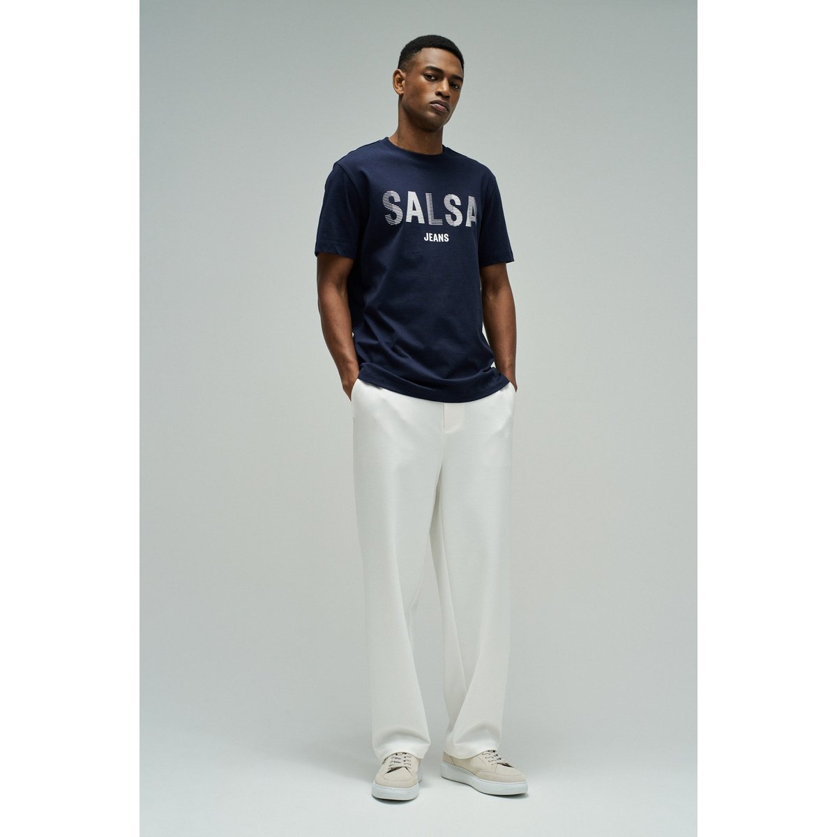 T-SHIRT AVEC BRANDING rouge, SALSA JEANS