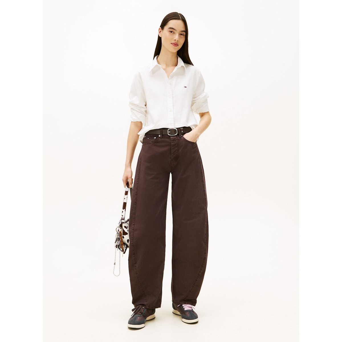 Camicia Oxford ecru , TOMMY JEANS