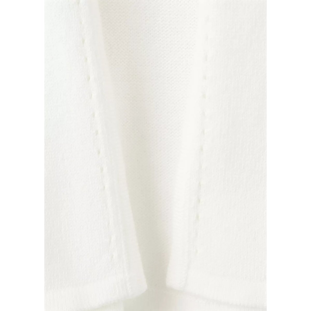 Cardigan maille détails ajourés blanc cassé, MANGO BABY