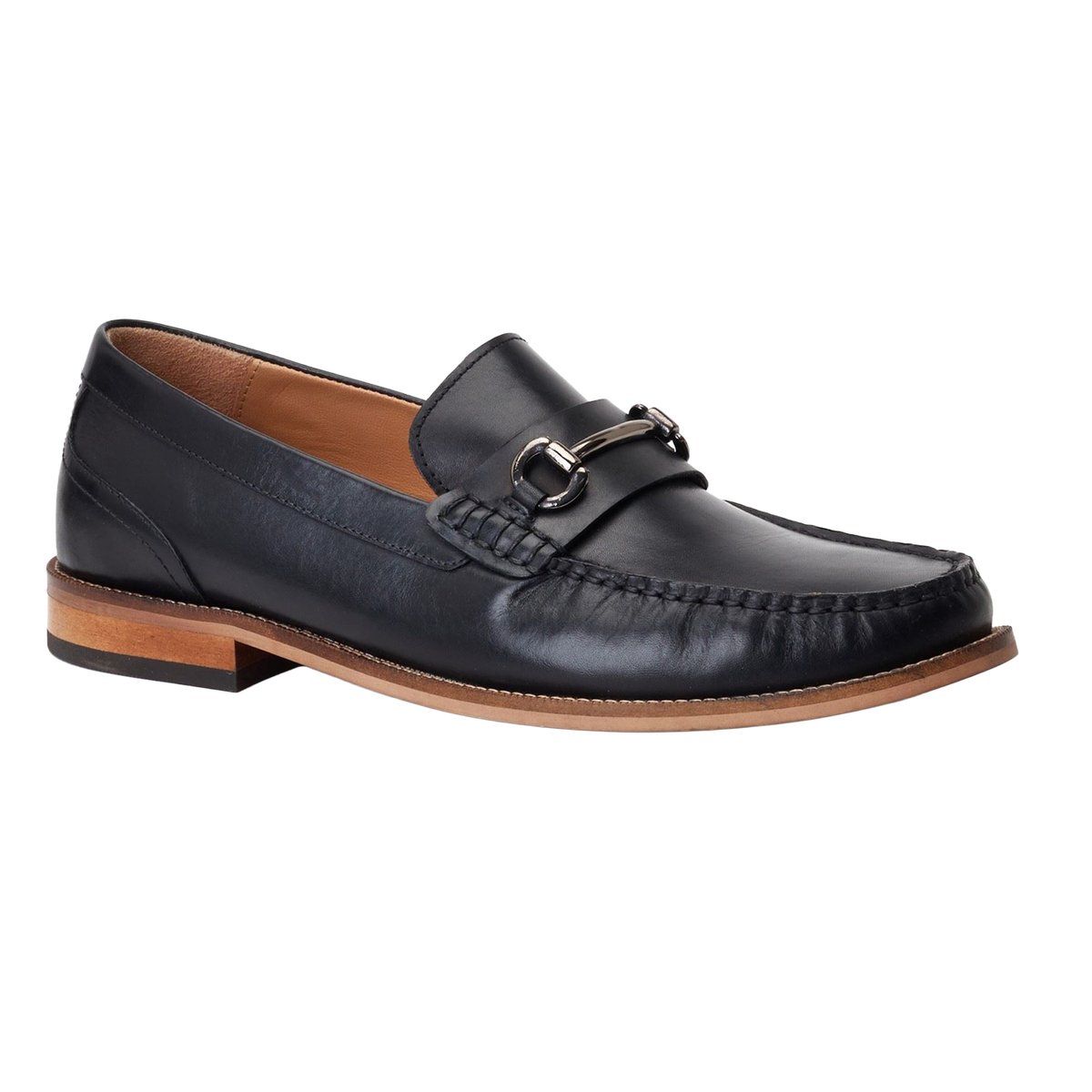 Mocassins en cuir MADISON noir, BASE LONDON