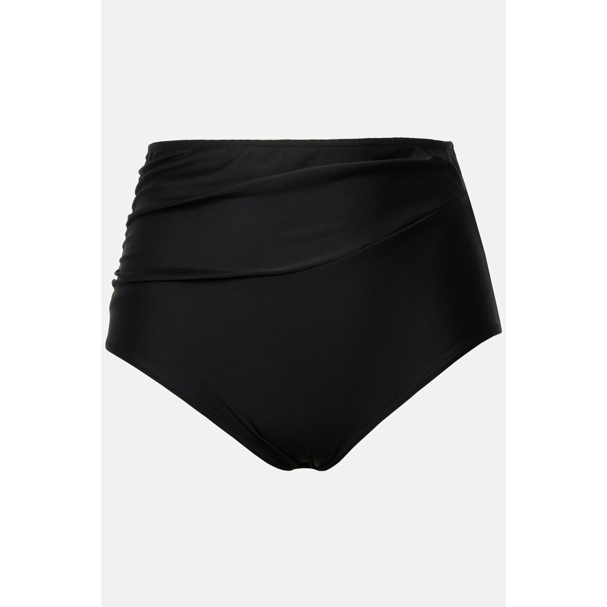 Bas de bikini, drapé, taille haute noir, ULLA POPKEN