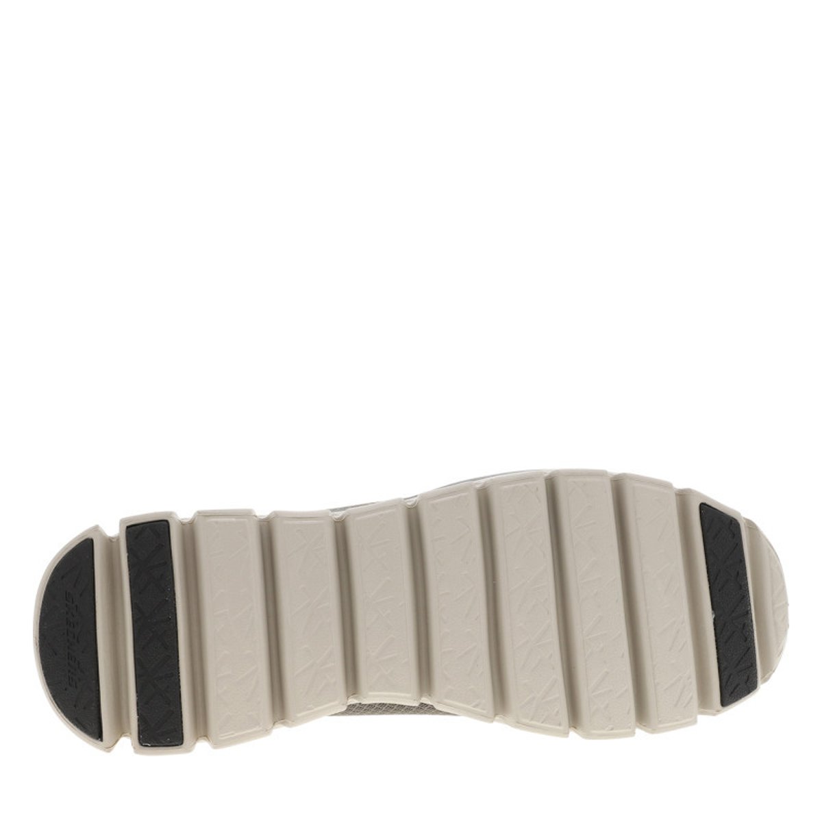 Baskets running brunes avec une semelle plate et une fermeture slip-on brun, SKECHERS