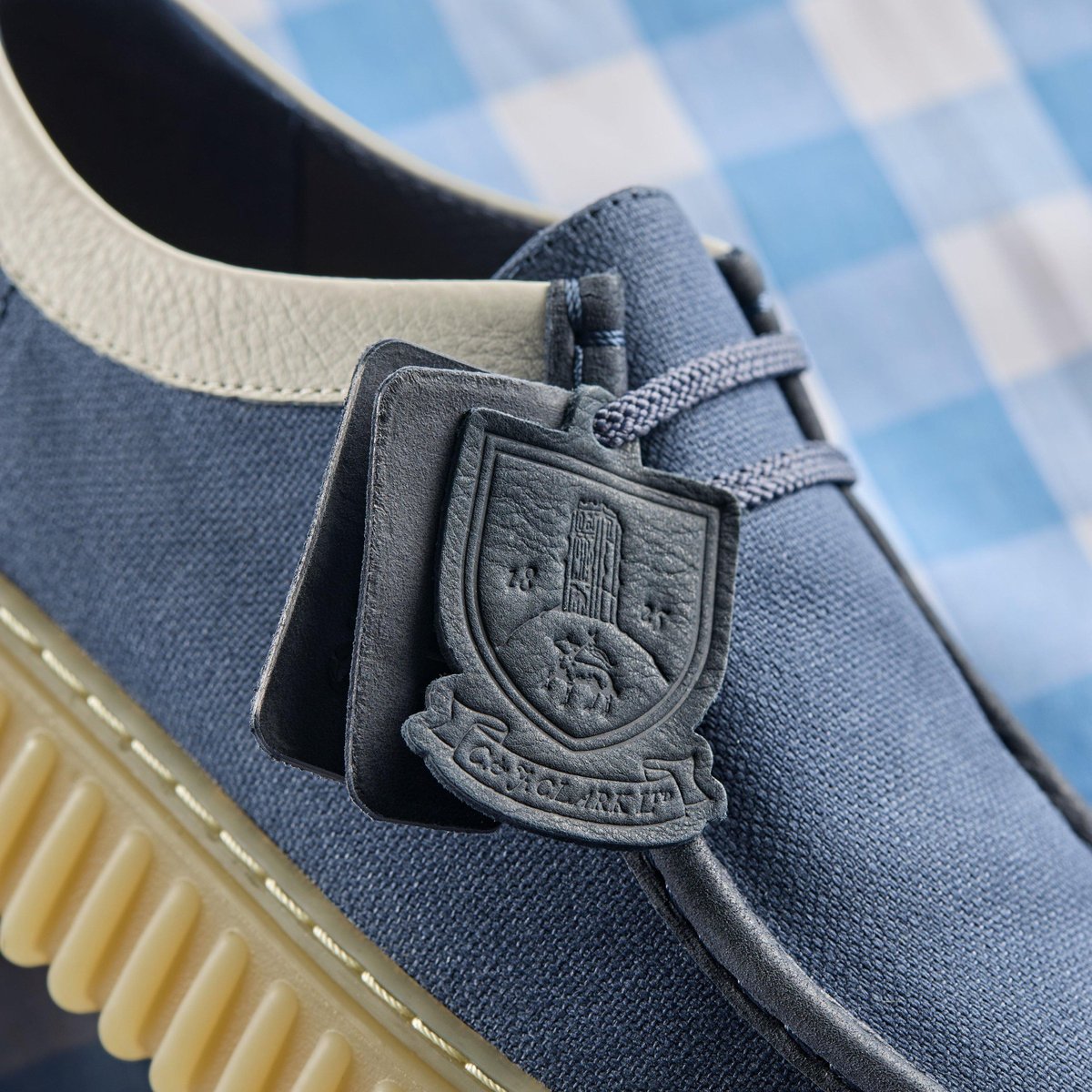 Derbies richelieus Textile TORHILL LO bleu marine, CLARKS