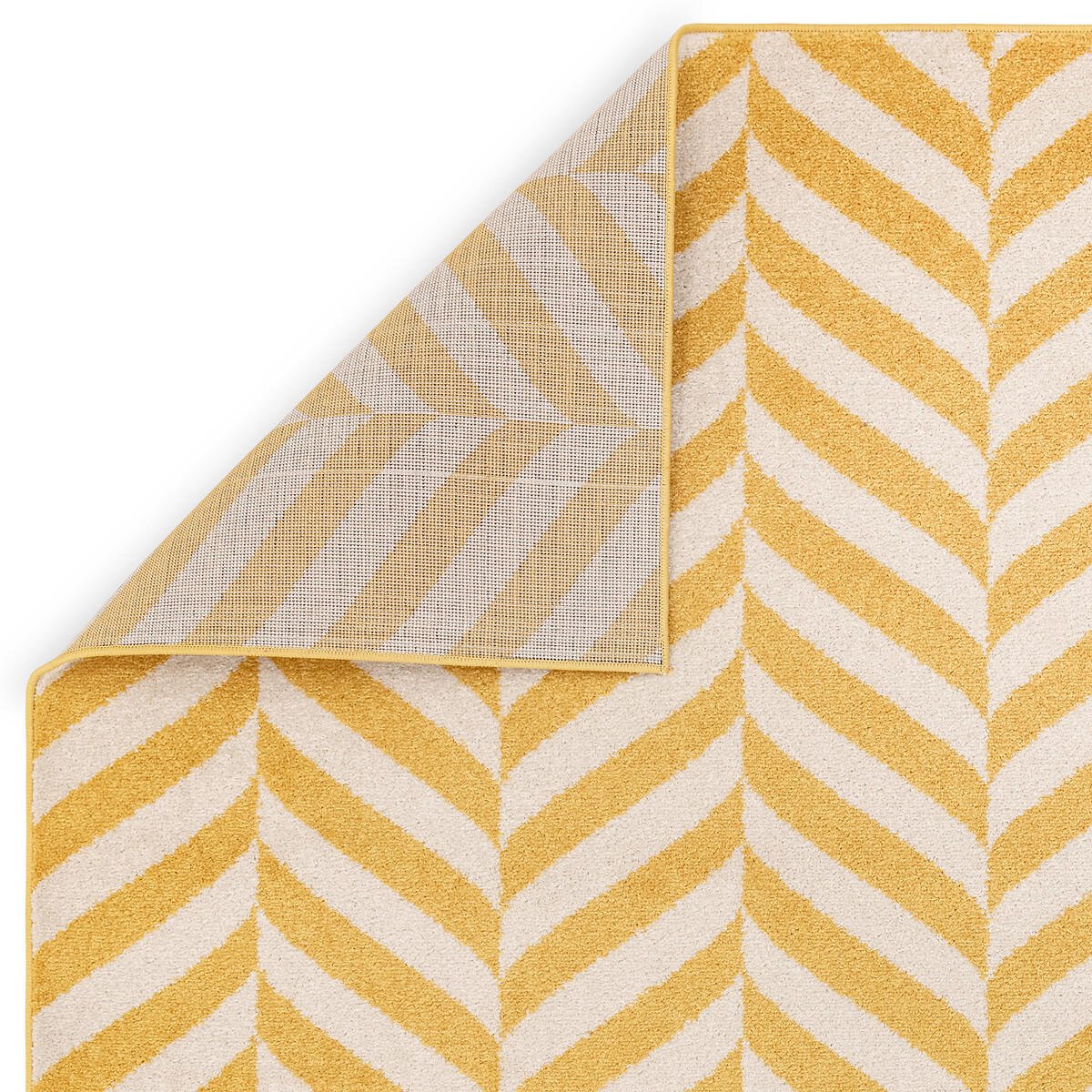 Chevron Patterned Rug yellow, SO'HOME