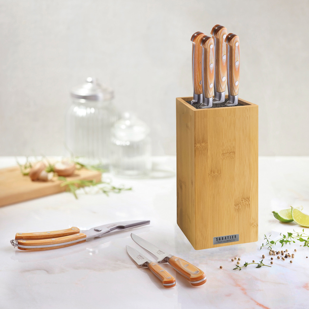 Bloc 5 pièces - ESSENTIEL bois clair, SABATIER TROMPETTE