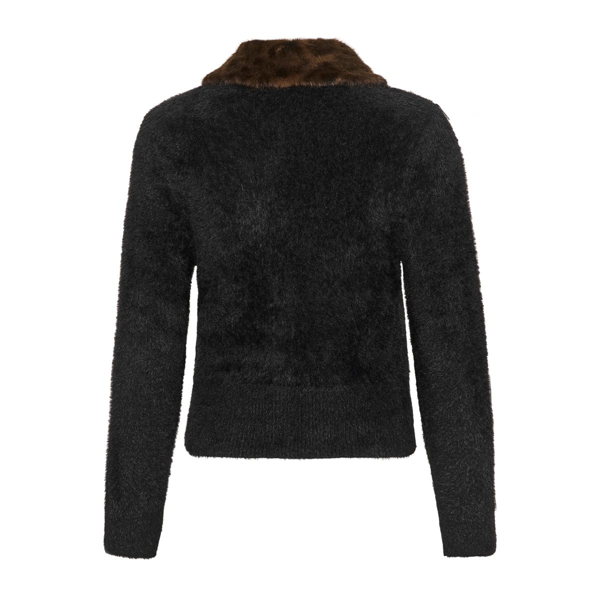 Cardigan à tricot noir pitch black, CREAM