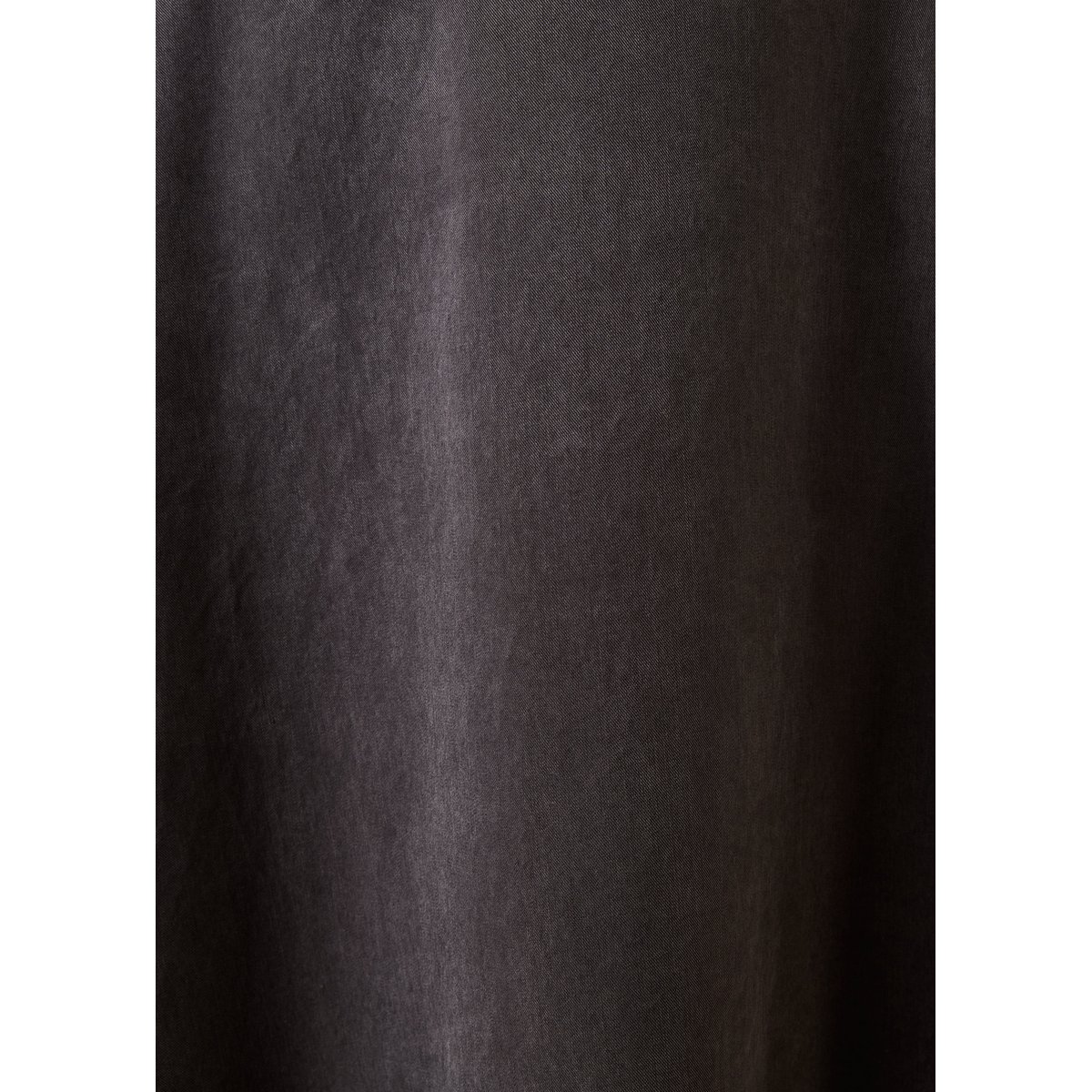 Jupe longue évasée en satin de lyocell anthracite, LA FEE MARABOUTEE