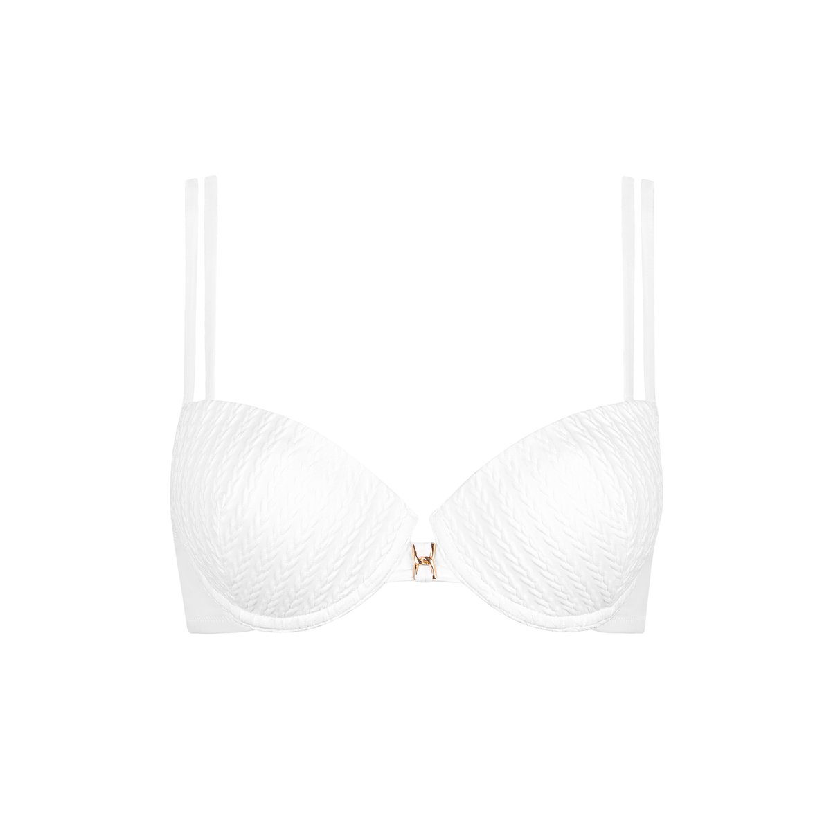 Haut maillot de bain préformé Sardinia blanc, LISCA