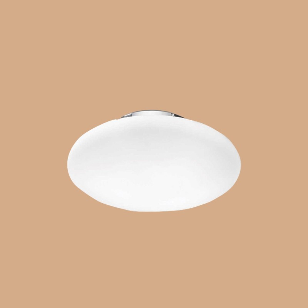 Plafonnier En Verre Blanc Souffle Yoga blanc, MILLUMINE