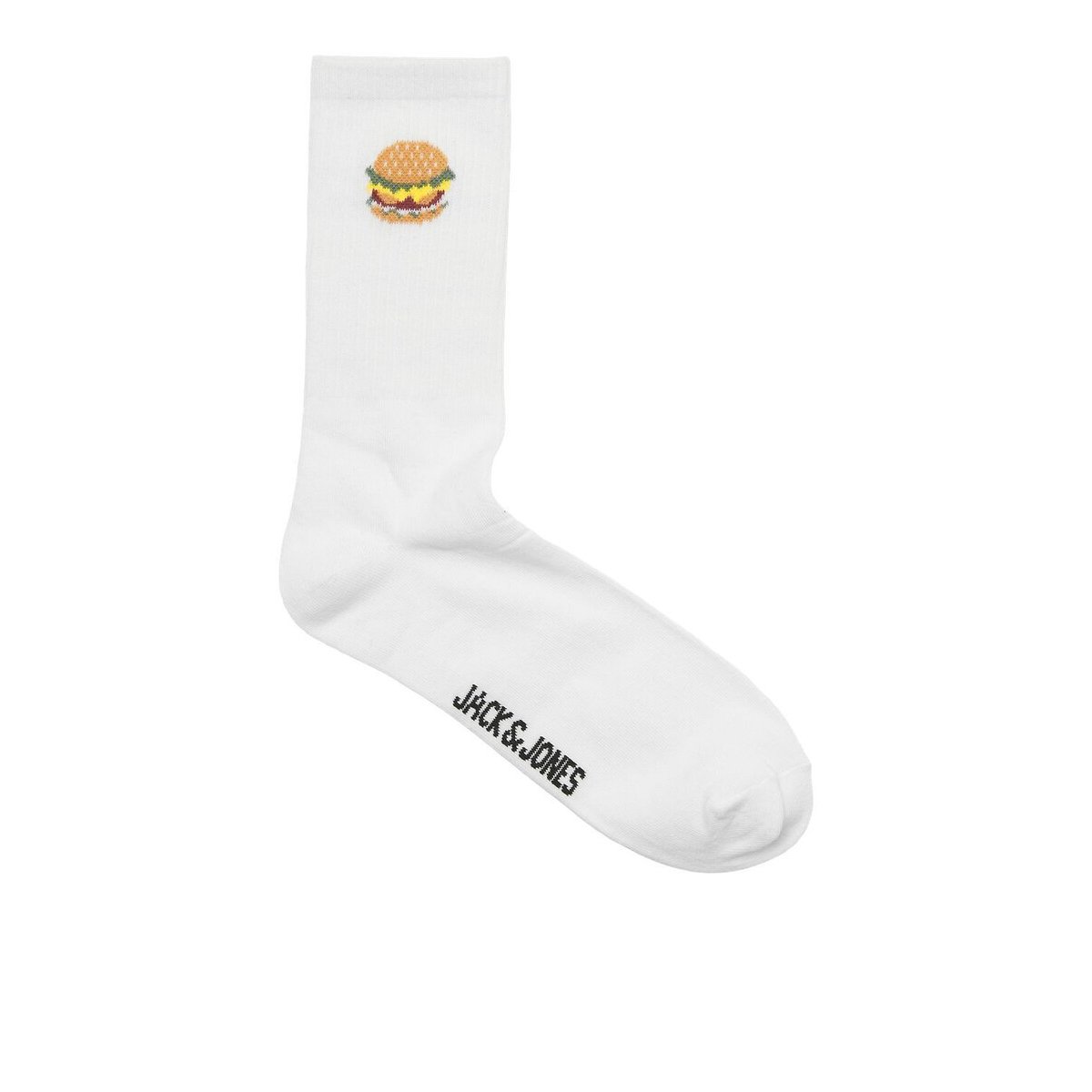 Lote de 3 pares de calcetines altos blanco, JACK & JONES