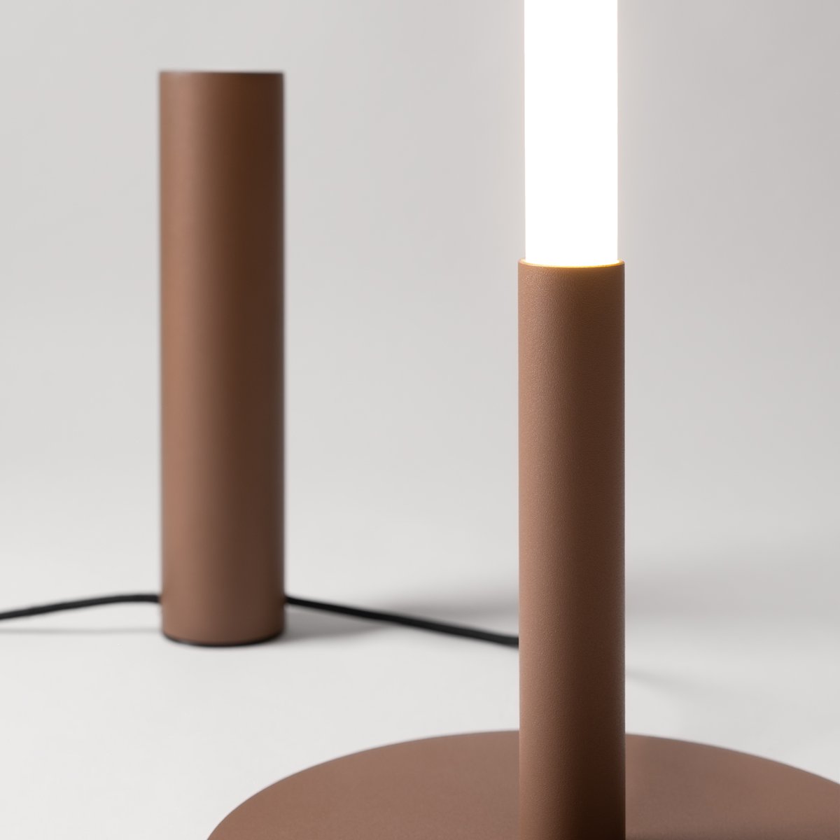 Lampadaire Marron LED 1 Trang marron, EDEN