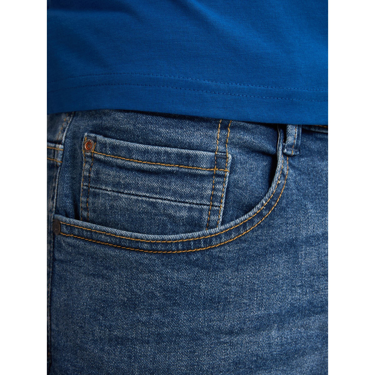 Short en denim bullseye sail bleu vintage blue, PETROL INDUSTRIES