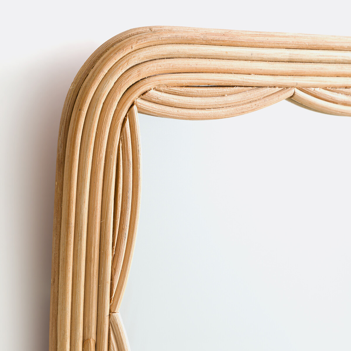 Miroir carré en rotin H52 cm, Vaguo naturel, LA REDOUTE INTERIEURS