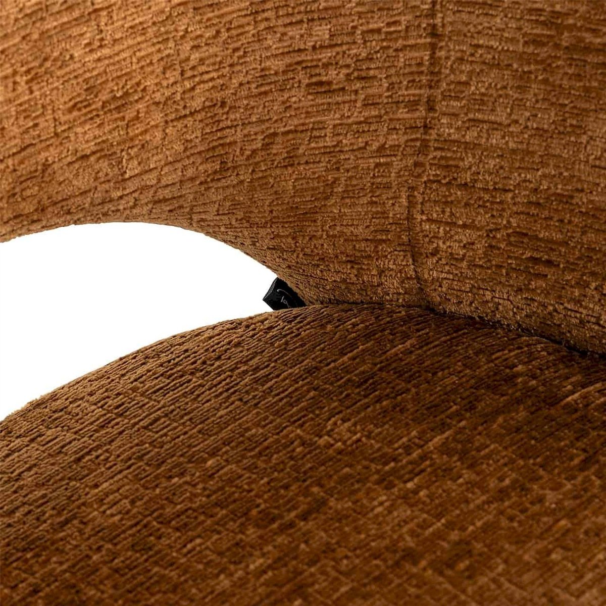 Chaise rembourrée STOELEN cognac luxueux, RECOLLECTION