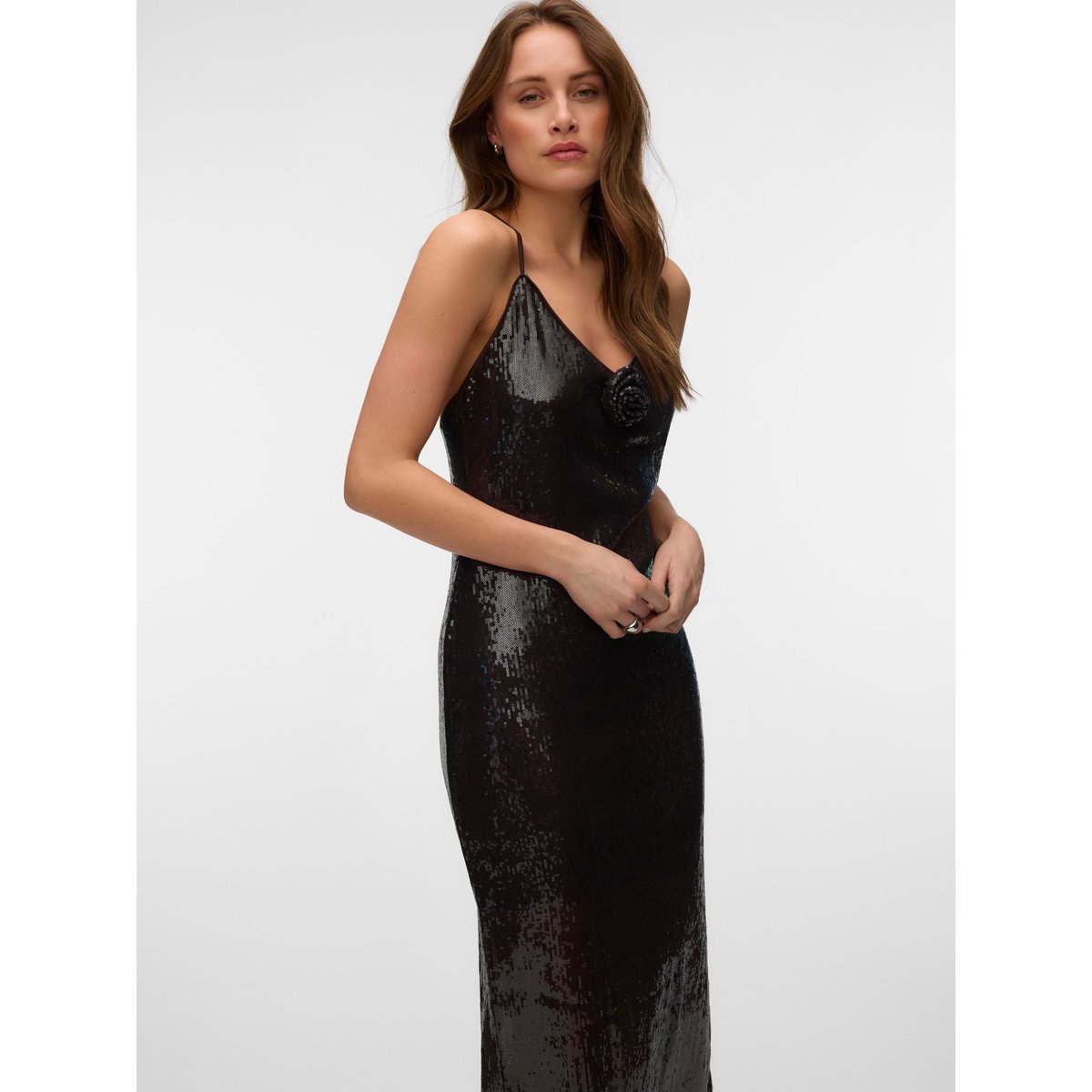 Robe marron - chocolate torte, VERO MODA