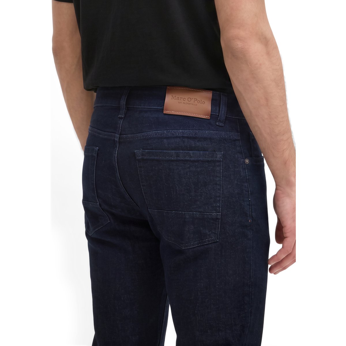 Jeans modèle Sjöbo shaped en denim bleu authentique stretch bleu, MARC O'POLO