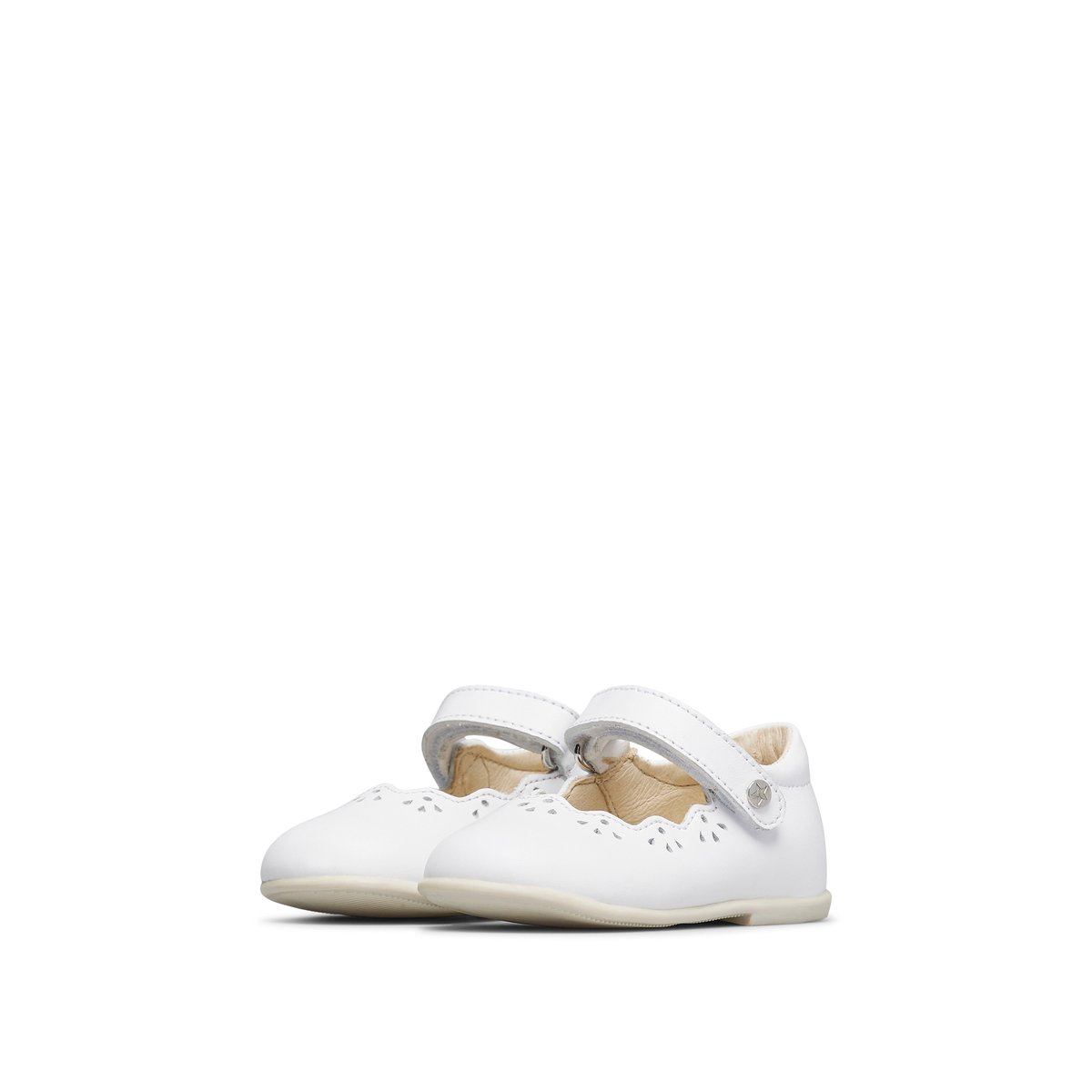 Ballerines en cuir OLYA blanc-, NATURINO