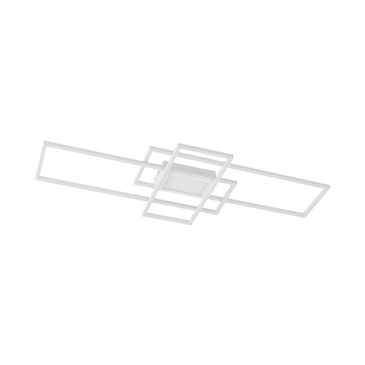 Plafonnier en métal moderneLED, Caitilin blanc mat, LINDBY