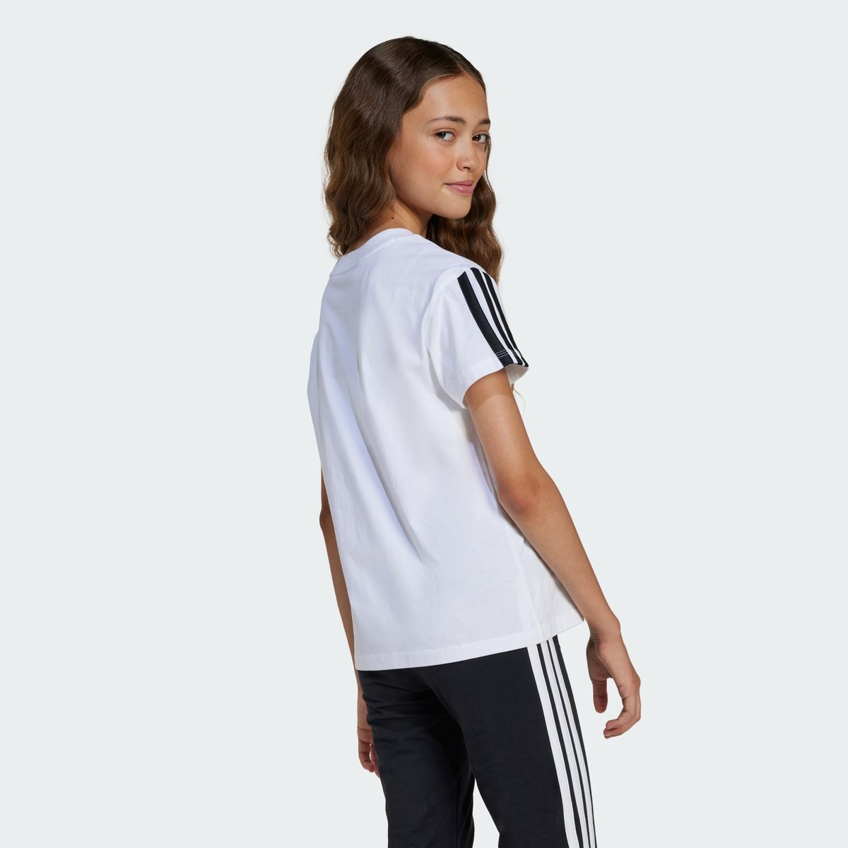 T-Shirt Essentials Enfants T-Shirt Essentials Enfants white / black, ADIDAS SPORTSWEAR