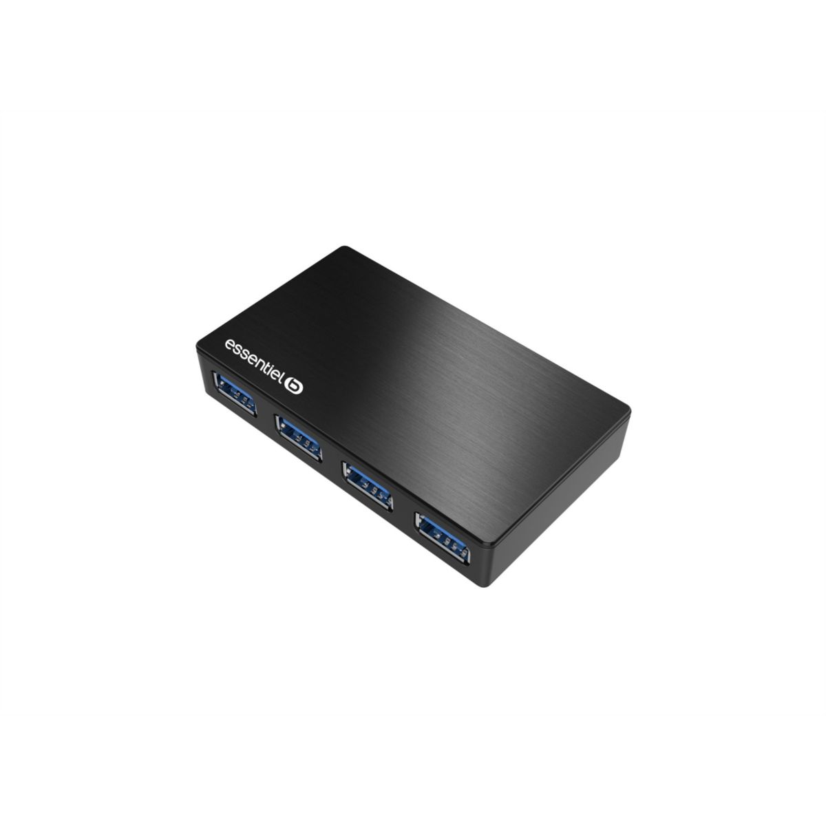 Hub Rocket USB-A / 4 USB-A 3.0 noir, ESSENTIEL B
